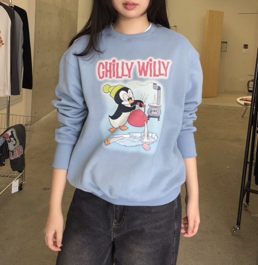 GLAD SOME韓國代購㊣女裝新品人氣休閑真品25秋冬推薦衛衣鵝GLAD SOME衛衣