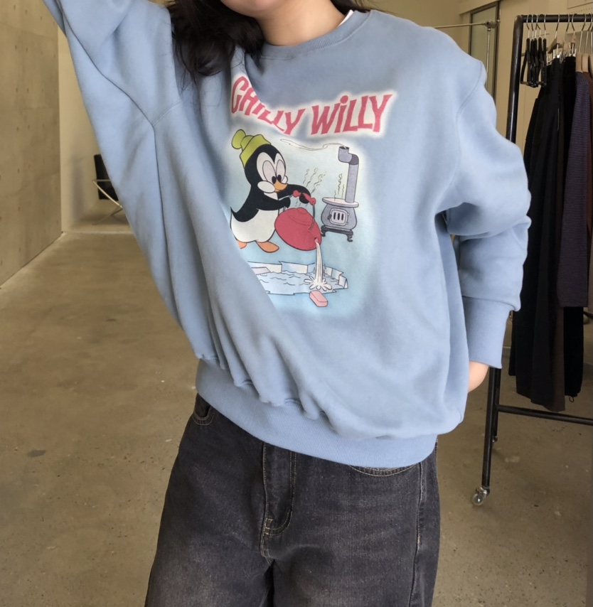 GLAD SOME韓國代購㊣女裝新品人氣休閑真品25秋冬推薦衛衣鵝GLAD SOME衛衣