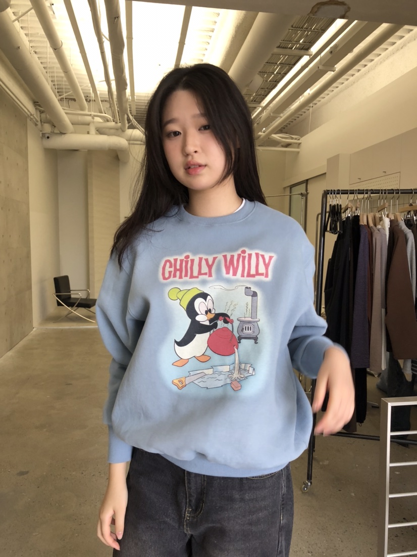 GLAD SOME韓國代購㊣女裝新品人氣休閑真品25秋冬推薦衛衣鵝GLAD SOME衛衣