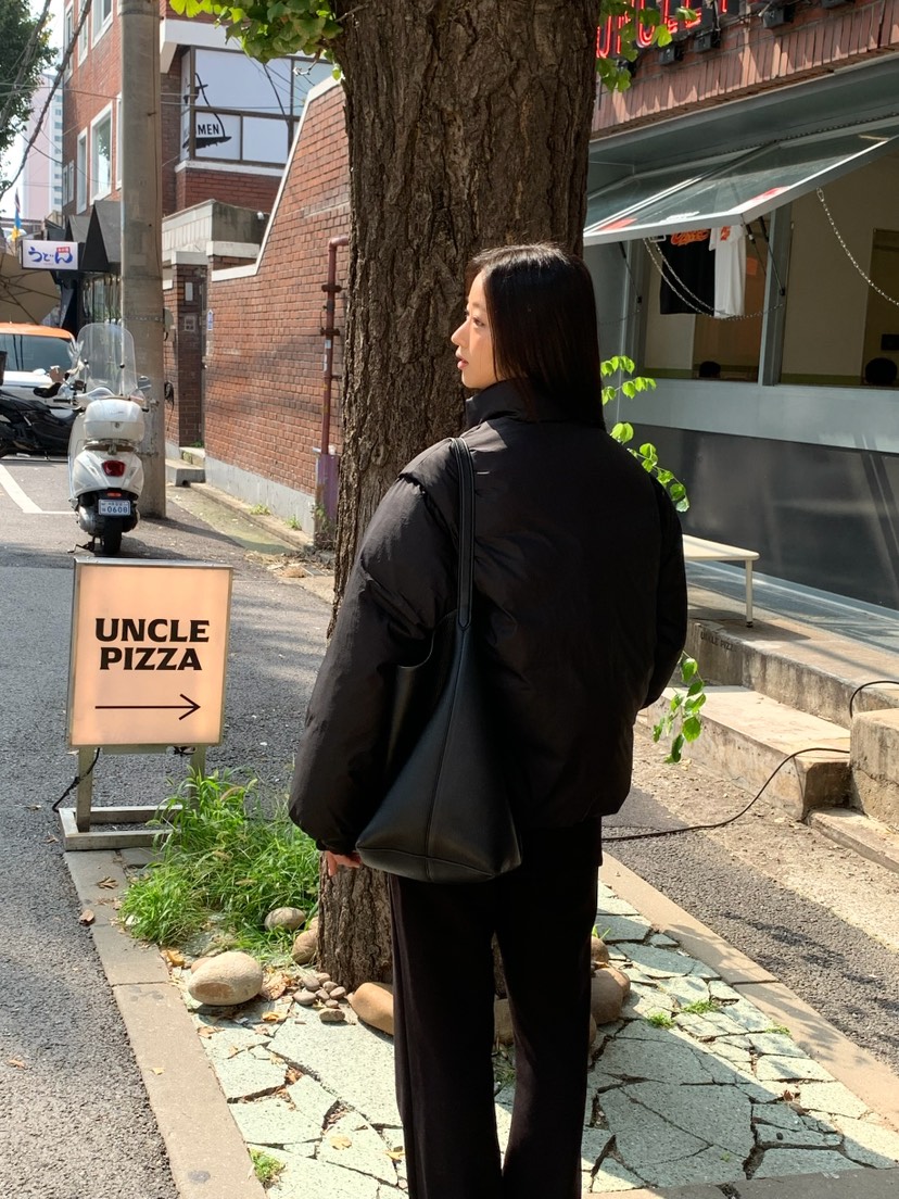 A Flan東大門㊣實拍女裝新品職業人氣真品短款羽絨服填充鴨絨AFN EDITION短款羽絨服