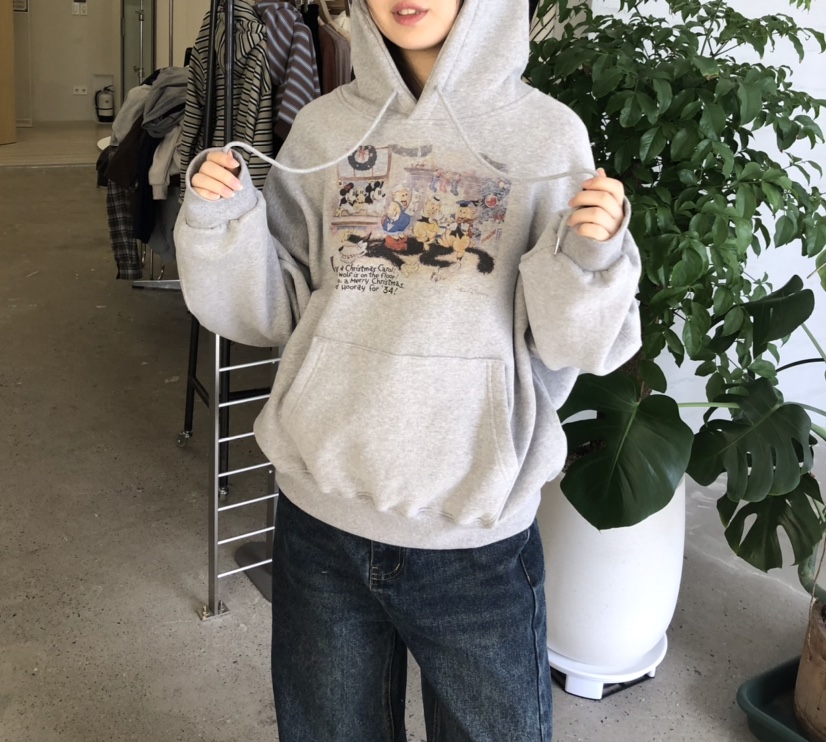 GLAD SOME韓國直郵㊣女裝新品25秋冬職業人氣熱賣衛衣兜帽GLAD SOME衛衣