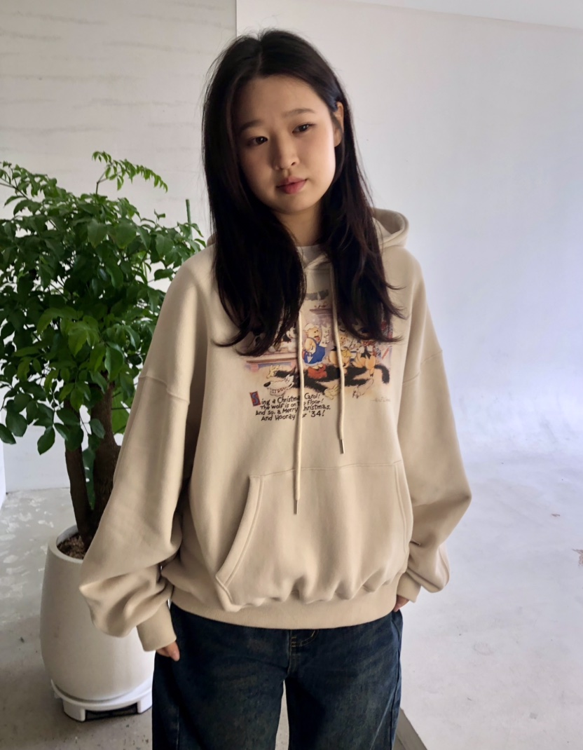 GLAD SOME韓國直郵㊣女裝新品25秋冬職業人氣熱賣衛衣兜帽GLAD SOME衛衣