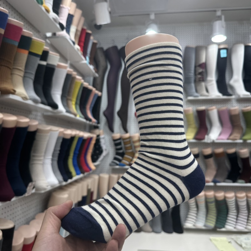 AILEEN東大門㊣直郵女裝新品時尚休閑推薦職業人氣熱賣襪子LEJUNEV襪子圖色6深藍色