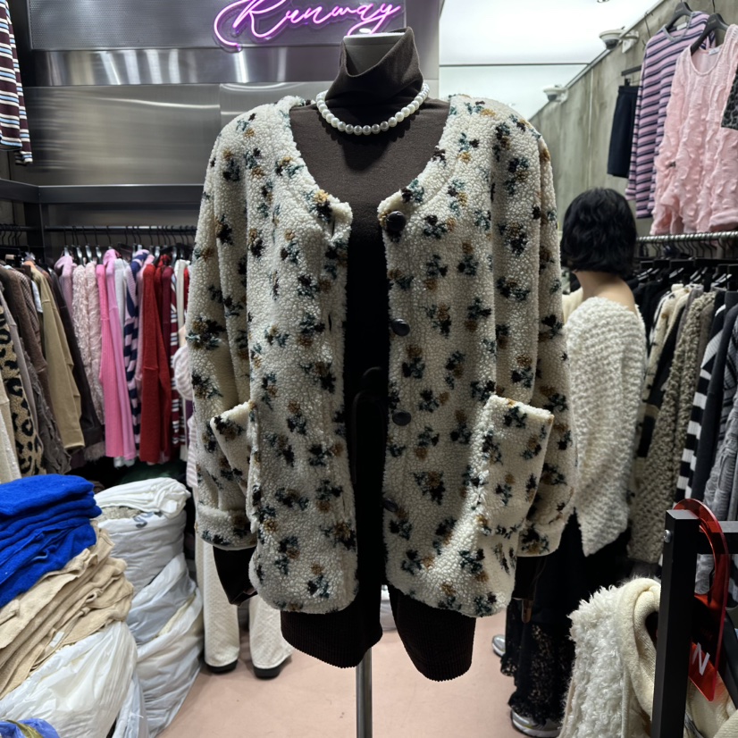RUNWAY-런웨이東大門㊣直郵女士新品職業熱賣25秋冬夾克羊毛RUNWAY夾克