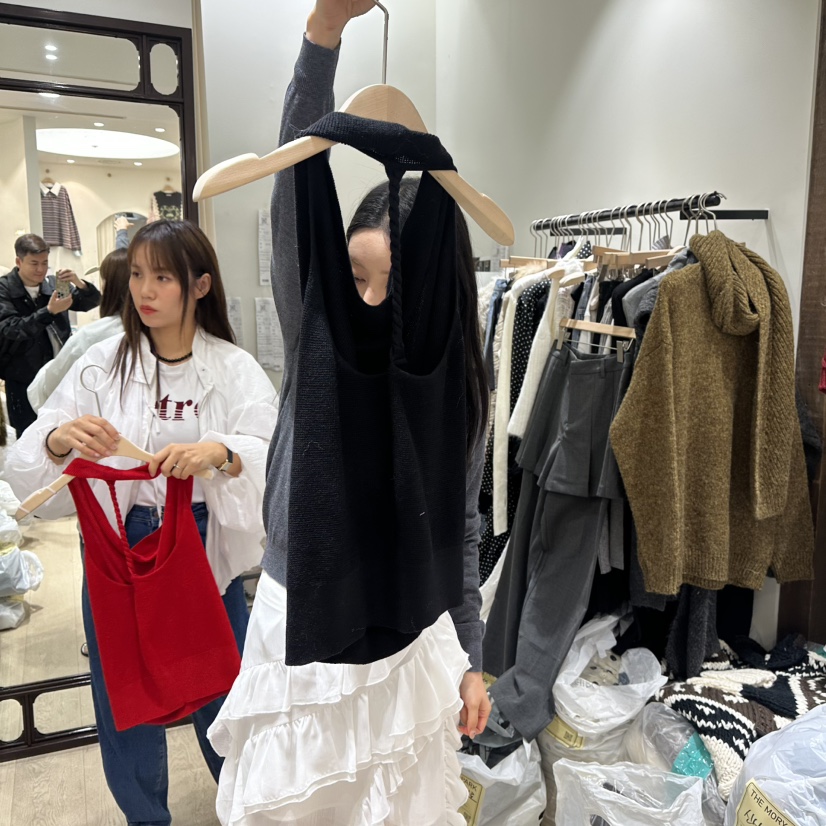 THEMORYPARK東大門㊣代購女裝新品真品職業25秋冬推薦吊帶背心THE MORY PARK吊帶/背心