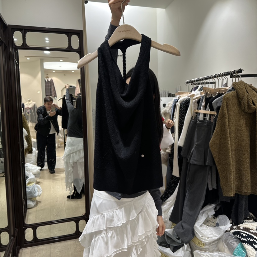 THEMORYPARK東大門㊣代購女裝新品真品職業25秋冬推薦吊帶背心THE MORY PARK吊帶/背心圖色2