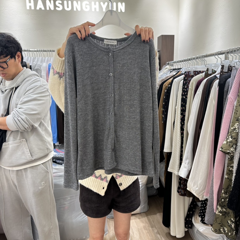 HANSUNGHYUN東大門㊣直郵女裝新款熱賣休閑推薦職業長袖T恤HANSUNGHYUN長袖T恤圖色2