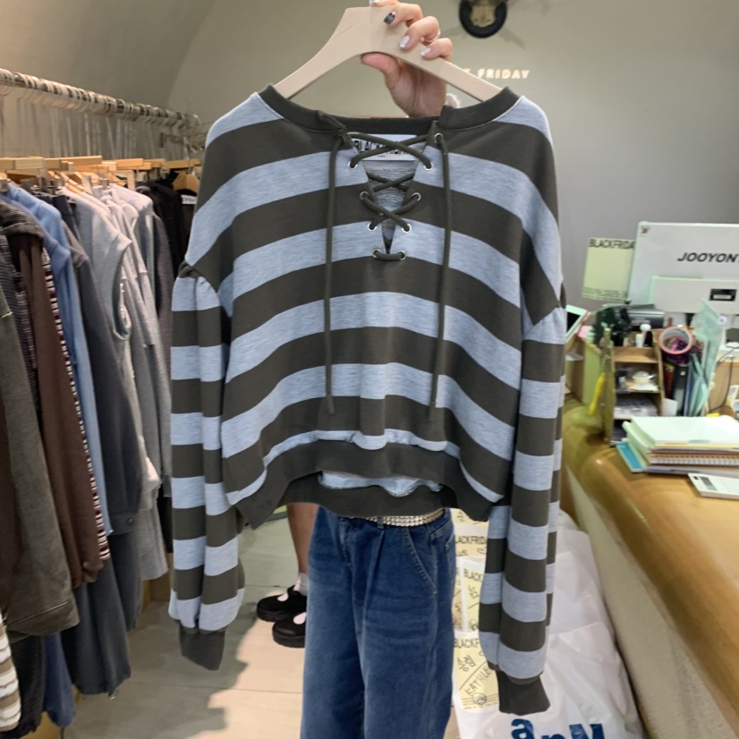 BLACKFRIDAY韓國代購㊣女士新款真品休閑推薦時尚25秋冬衛衣BLACK FRIDAY衛衣