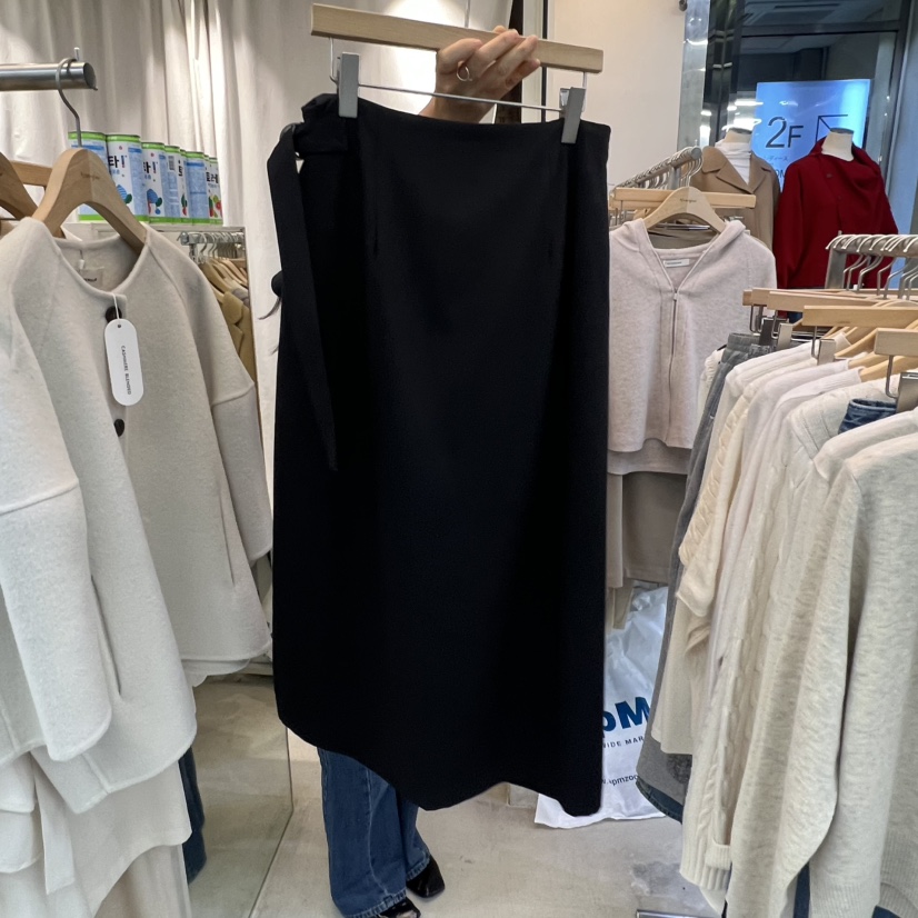 AFTERGLOW東大門㊣代購女裝新品真品人氣熱賣25秋冬職業長裙AFTERGLOW長裙