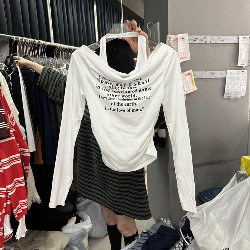 MOMAZU東大門㊣實拍女裝新品職業真品推薦時尚人氣25秋冬長袖T恤MOMAZU長袖T恤