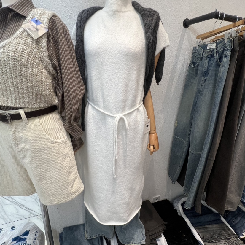 ALMOND PEPE東大門㊣代購女士新款休閑真品連衣裙不含披肩ALMOND PEPE連衣裙圖色3
