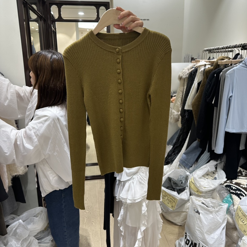 THEMORYPARK韓國代購㊣女士新品推薦人氣25秋冬職業熱賣針織衫THE MORY PARK針織衫