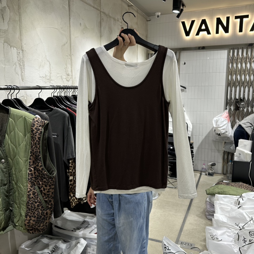 VANTA韓國代購㊣女士新款真品休閑熱賣時尚推薦職業套裝兩件套VANTA套裝