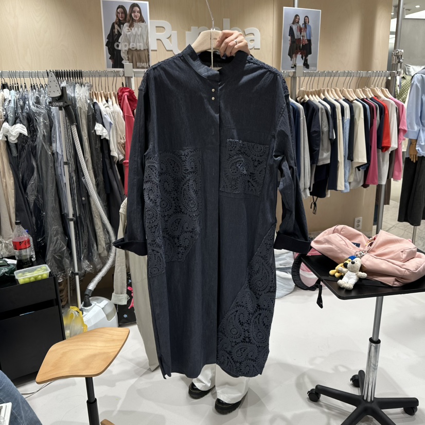 RUMBA東大門㊣代購女裝新品時尚休閑推薦熱賣職業真品連衣裙RUMBA連衣裙圖色2