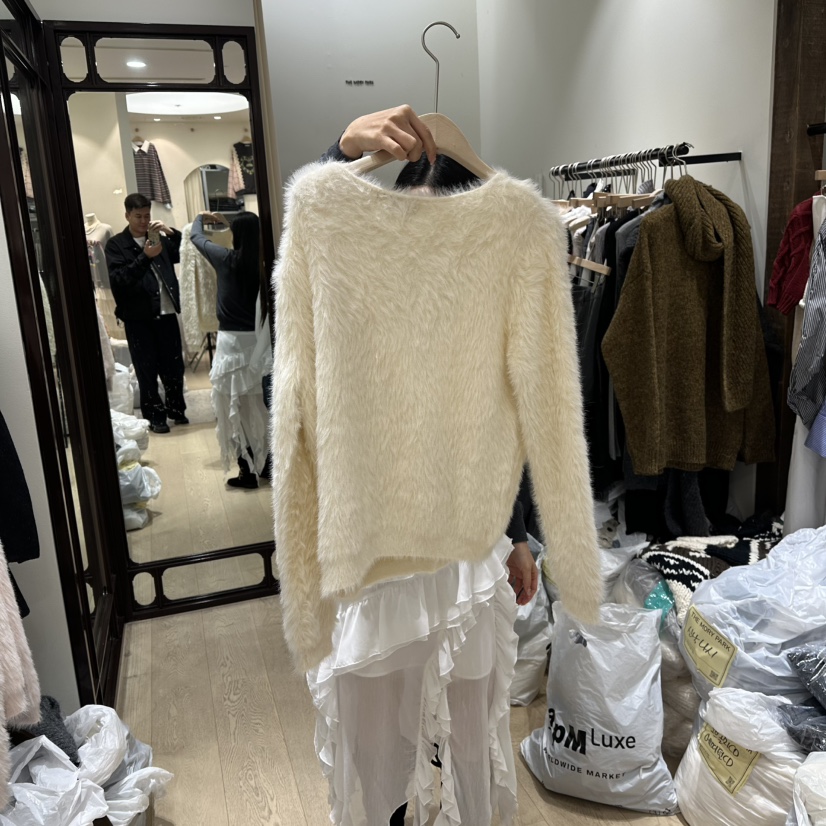 THEMORYPARK東大門㊣實拍女裝新品職業時尚推薦休閑人氣毛衣THE MORY PARK毛衣