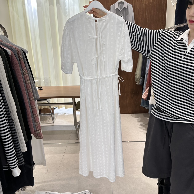 BUCKLE東大門㊣實拍女士新款人氣職業時尚真品熱賣連衣裙刺繡BUCKLE連衣裙