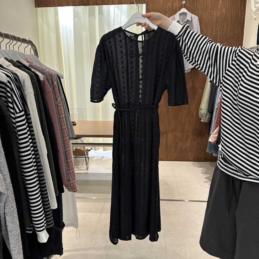 BUCKLE東大門㊣實拍女士新款人氣職業時尚真品熱賣連衣裙刺繡BUCKLE連衣裙圖色2