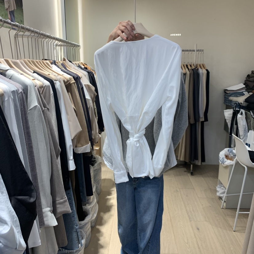 ARCHER東大門㊣實拍女士新品熱賣真品25秋冬人氣襯衫蕾絲衫ARCHER襯衫/蕾絲衫