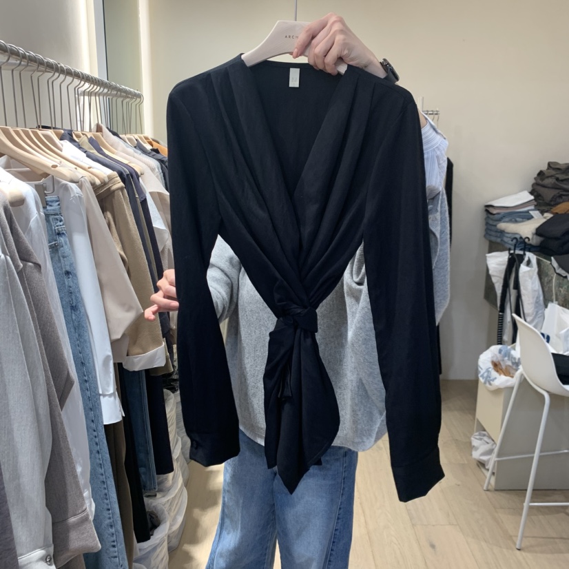 ARCHER東大門㊣實拍女士新品熱賣真品25秋冬人氣襯衫蕾絲衫ARCHER襯衫/蕾絲衫圖色3
