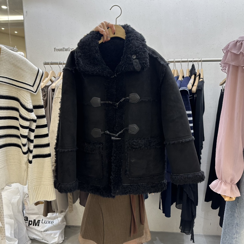 FOUNDATION東大門㊣代購女士新品真品推薦休閑25秋冬時尚夾克FOUNDATION夾克圖色3