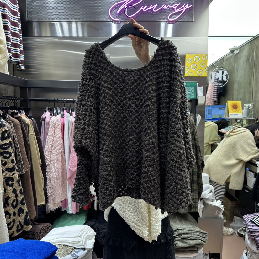 RUNWAY-런웨이韓國直郵㊣女裝新款真品25秋冬休閑推薦針織衫RUNWAY針織衫