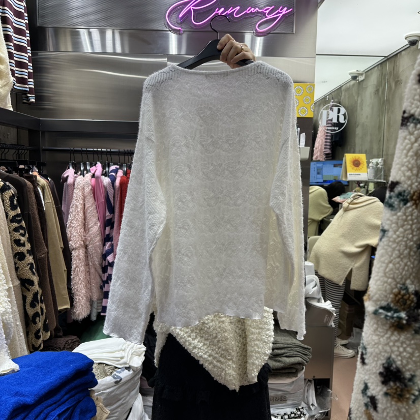 RUNWAY-런웨이東大門㊣實拍女士新品25秋冬職業熱賣針織衫RUNWAY針織衫