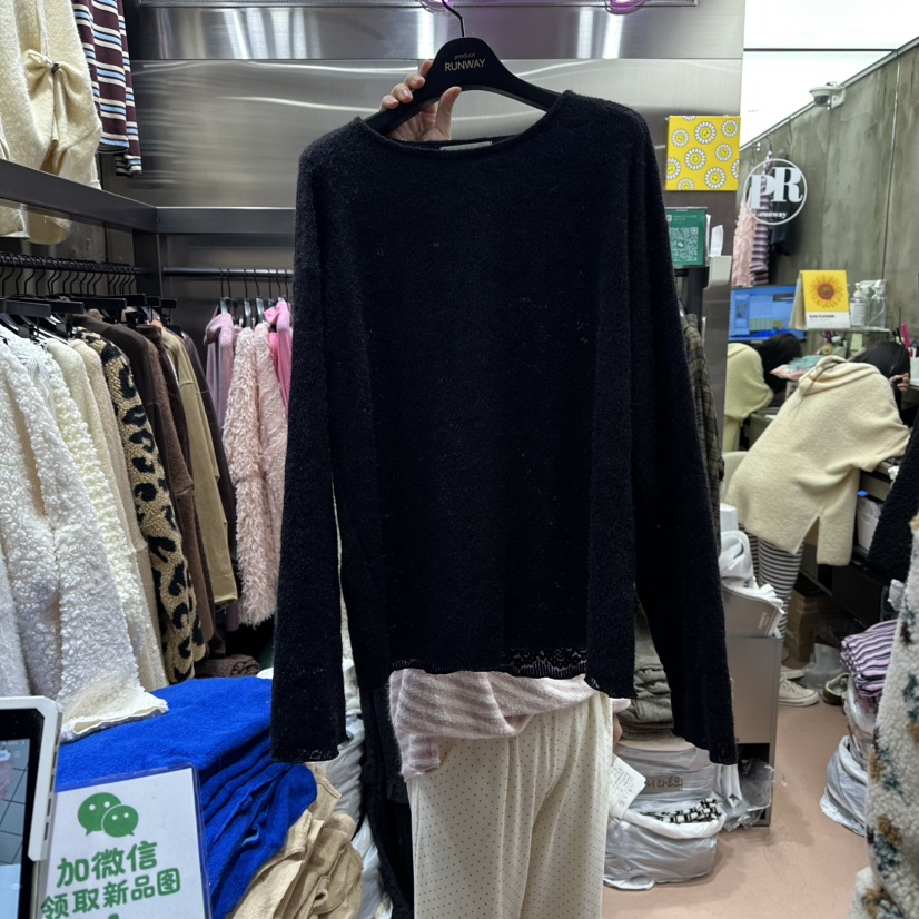 RUNWAY-런웨이東大門㊣實拍女士新品25秋冬職業熱賣針織衫RUNWAY針織衫圖色2