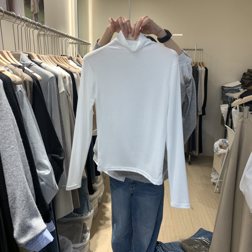 ARCHER韓國代購㊣女士新品25秋冬推薦真品時尚職業人氣長袖T恤ARCHER長袖T恤