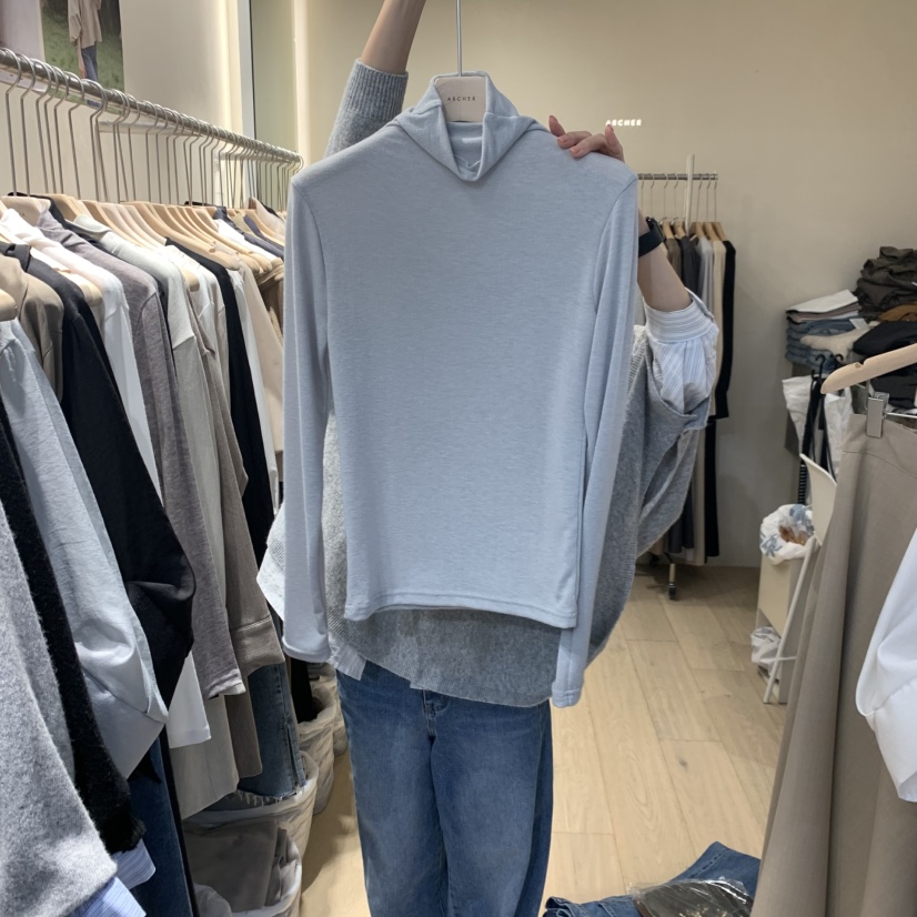 ARCHER韓國代購㊣女士新品25秋冬推薦真品時尚職業人氣長袖T恤ARCHER長袖T恤圖色2