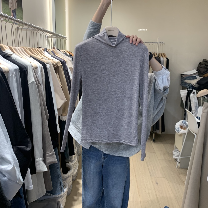 ARCHER韓國代購㊣女士新品25秋冬推薦真品時尚職業人氣長袖T恤ARCHER長袖T恤圖色3