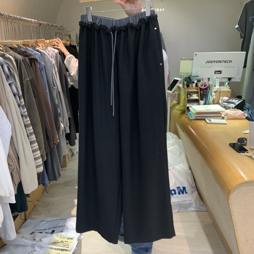 BLACKFRIDAY東大門㊣代購女士新款熱賣時尚真品人氣25秋冬休閑褲BLACK FRIDAY休閑褲圖色2