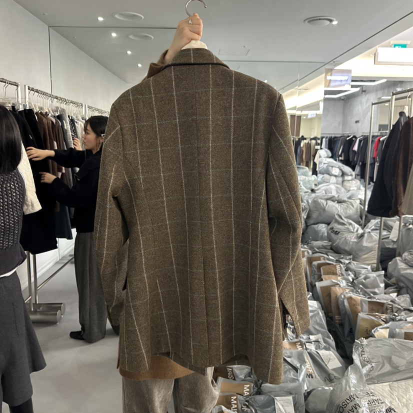 DOUBLE STANDARD/LE SMOKING/MAISONSTAFF東大門㊣代購女士新品職業夾克MAISONSTAFF夾克