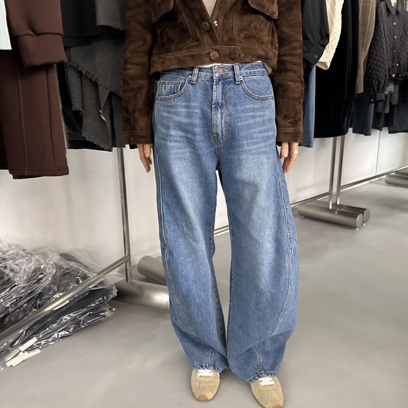 DOUBLE STANDARD/LE SMOKING/MAISONSTAFF東大門㊣代購女裝新款熱賣牛仔褲MAISONSTAFF牛仔褲圖色1