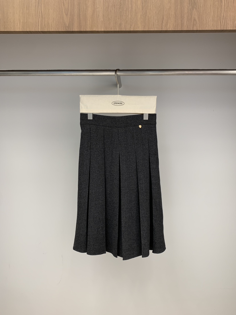 ONE MONE東大門㊣實拍女士新品熱賣人氣半身裙中短裙百褶褶裙ONE MONE半身裙/中短裙圖色4