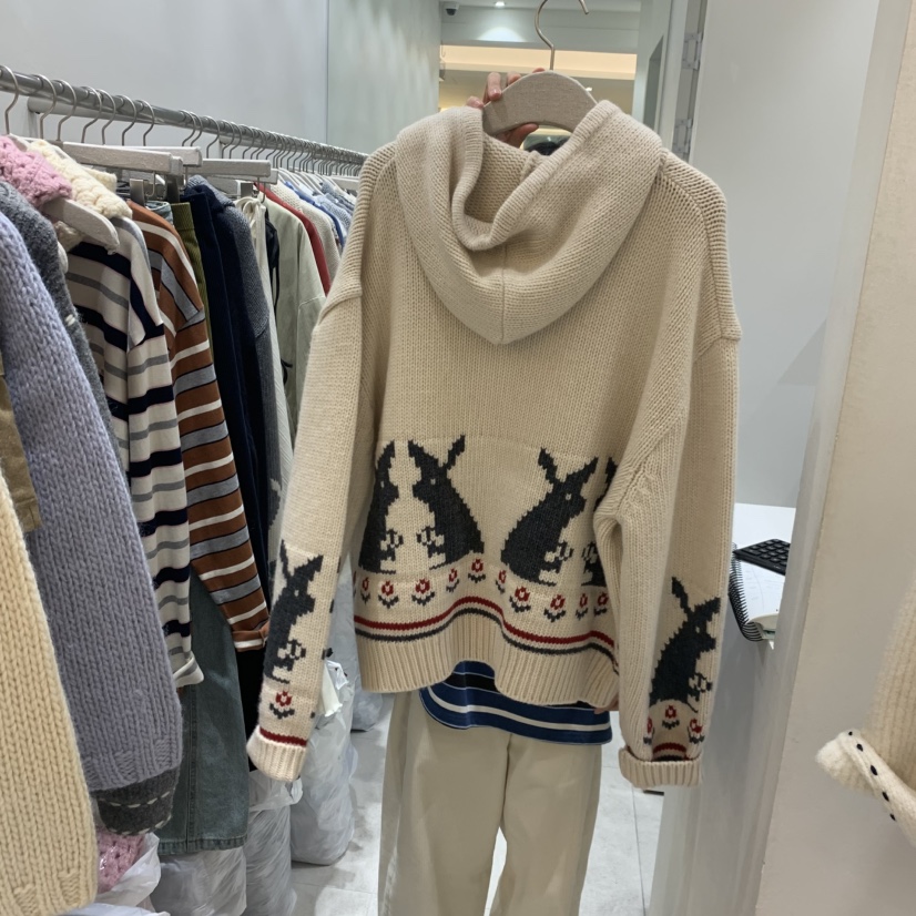 ASOME韓國直郵㊣女裝新款人氣時尚職業25秋冬真品熱賣毛衣兔子A.SOME毛衣