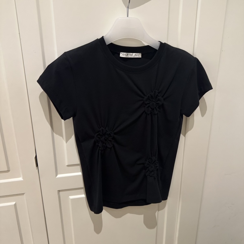 WE ARE/WELOVER韓國直郵㊣女士新品熱賣時尚人氣職業推薦T恤SHOP_WE ARET恤圖色2
