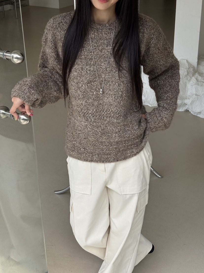 Verbena東大門㊣直郵女裝新款休閑熱賣職業25秋冬人氣針織衫Verbena針織衫