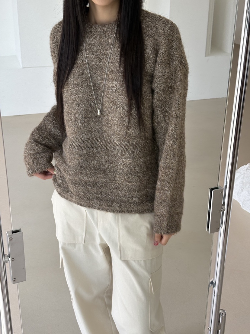 Verbena東大門㊣直郵女裝新款休閑熱賣職業25秋冬人氣針織衫Verbena針織衫