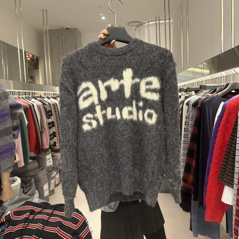 ARTE STUDIO東大門㊣直郵女士新款休閑25秋冬職業真品針織衫ARTE STUDIO針織衫圖色3