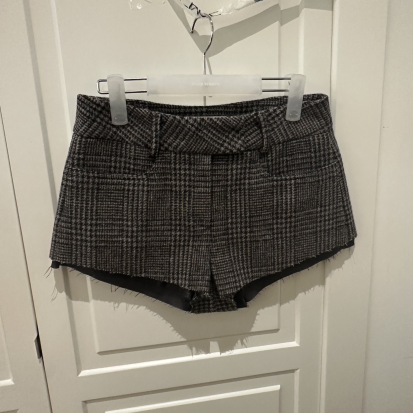 WE ARE/WELOVER東大門㊣實拍女士新款熱賣休閑真品推薦短褲SHOP_WE ARE短褲圖色2灰色