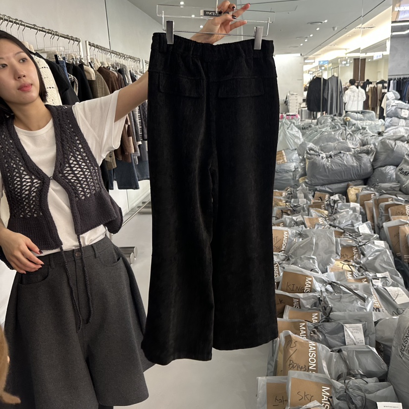 DOUBLE STANDARD/LE SMOKING/MAISONSTAFF韓國直郵㊣女士新品熱賣休閑褲MAISONSTAFF休閑褲