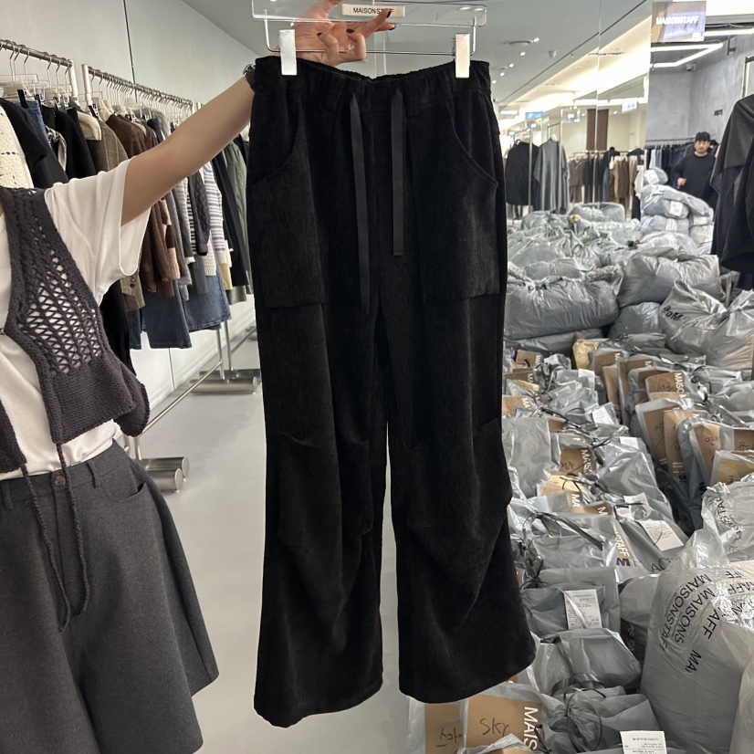 DOUBLE STANDARD/LE SMOKING/MAISONSTAFF韓國直郵㊣女士新品熱賣休閑褲MAISONSTAFF休閑褲圖色2