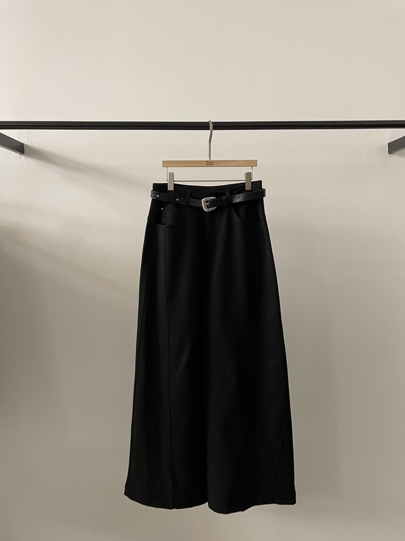 2DA/DARIMI-P韓國直郵㊣女士新品推薦人氣25秋冬休閑褲含腰帶2DA/DARIMI-P休閑褲圖色2黑色