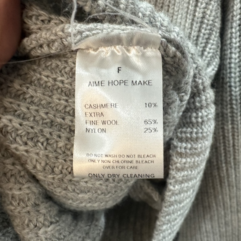 AIME HOPE MAKE韓國直郵㊣女士新款職業休閑熱賣25秋冬針織衫AIME HOPE MAKE針織衫