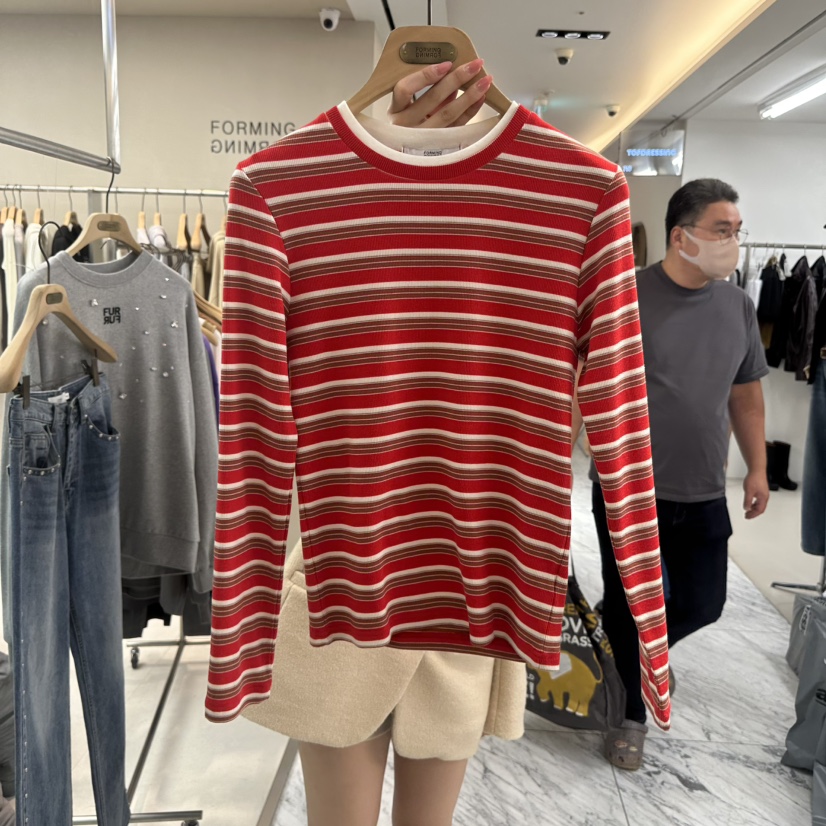 FORMING-P東大門㊣直郵女裝新品休閑人氣推薦25秋冬長袖T恤FORMING-P長袖T恤