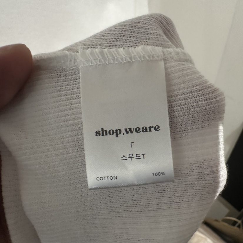 WE ARE/WELOVER東大門㊣直郵女士新品時尚人氣職業長袖T恤SHOP_WE ARE長袖T恤
