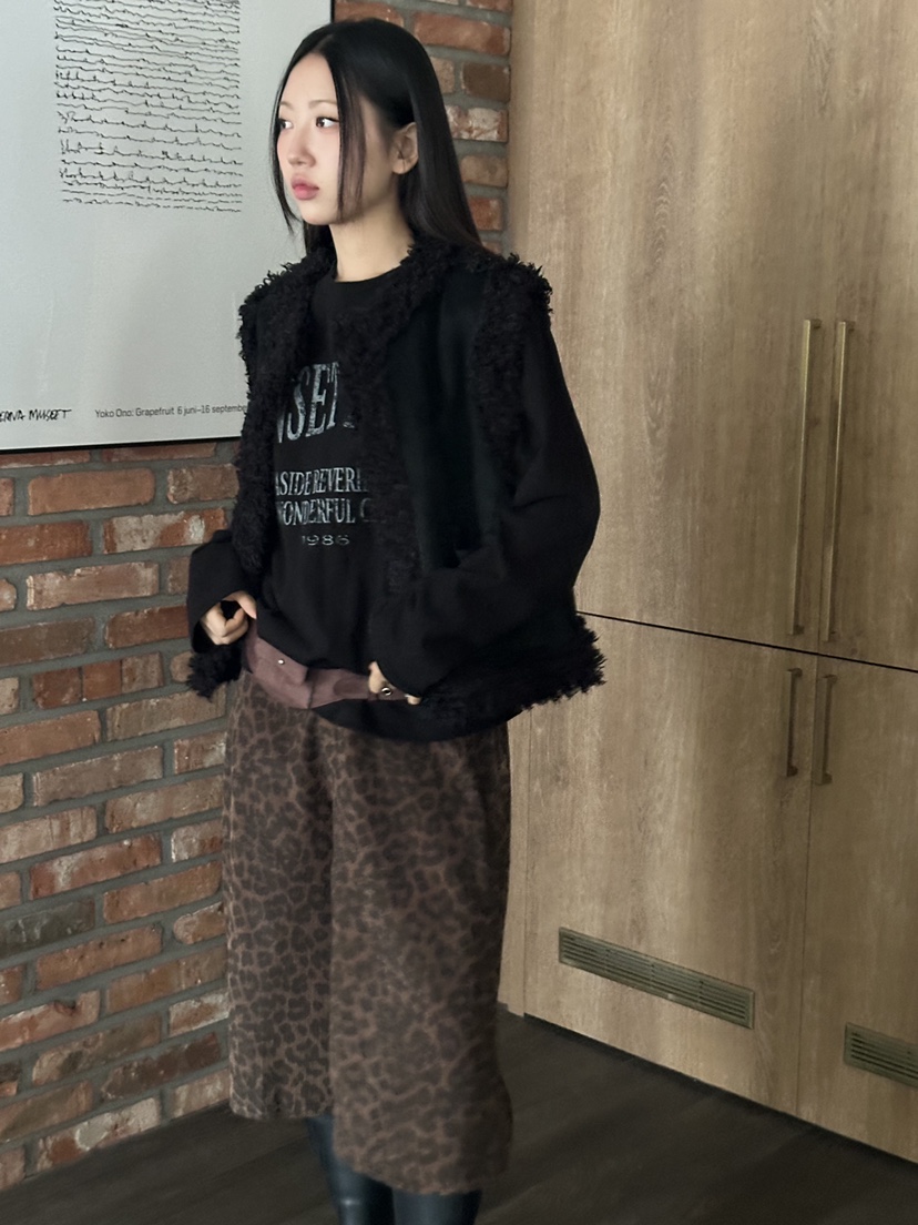 I MFACT東大門㊣直郵女裝新品真品時尚25秋冬馬甲兩面可穿雙面I MFACT馬甲