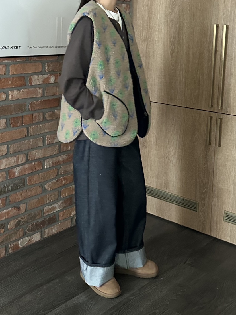 I MFACT東大門㊣直郵女士新款休閑真品時尚馬甲兩面可穿雙面I MFACT馬甲