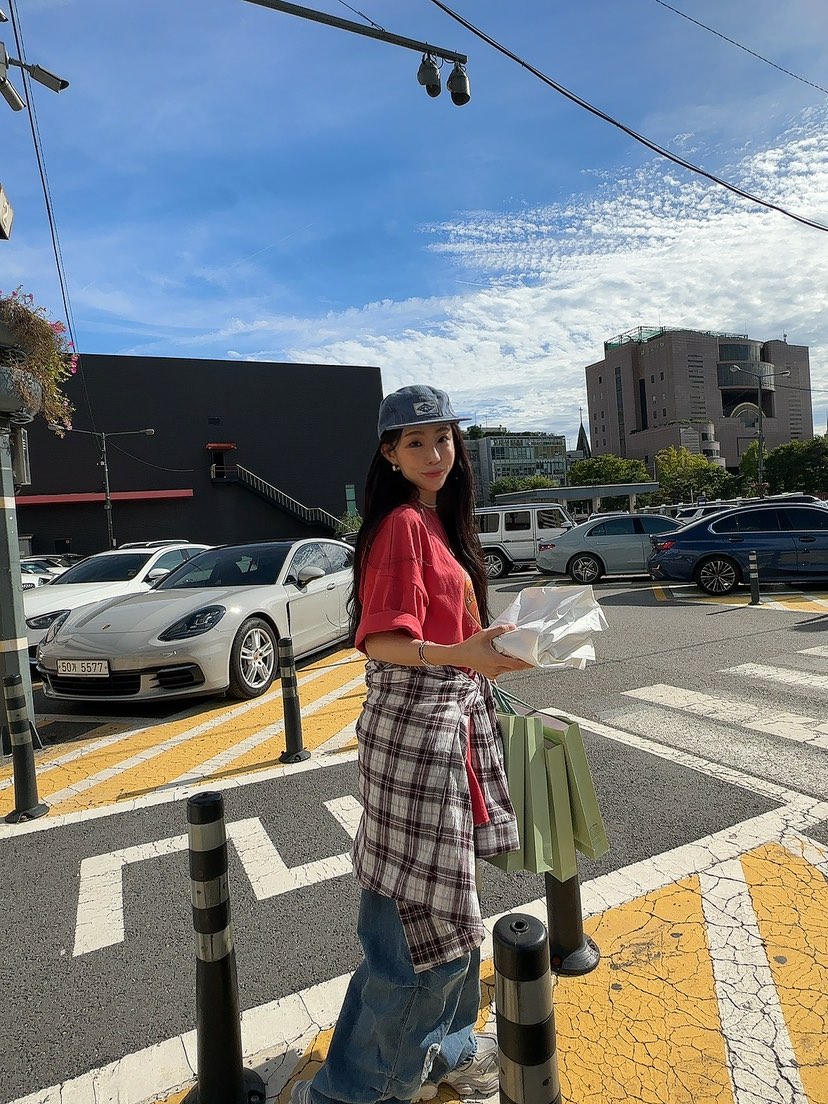 PALETTE-Q韓國直郵㊣女士新款真品熱賣職業襯衫蕾絲衫格紋PALETTE襯衫/蕾絲衫