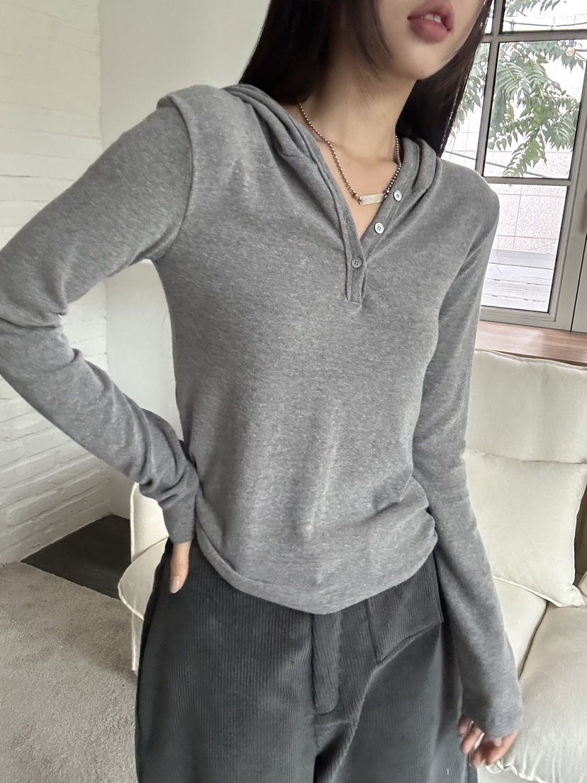 I MFACT東大門㊣代購女裝新品真品人氣熱賣職業長袖T恤連帽I MFACT長袖T恤